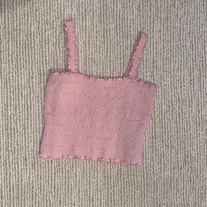 Pink Cropped Top
